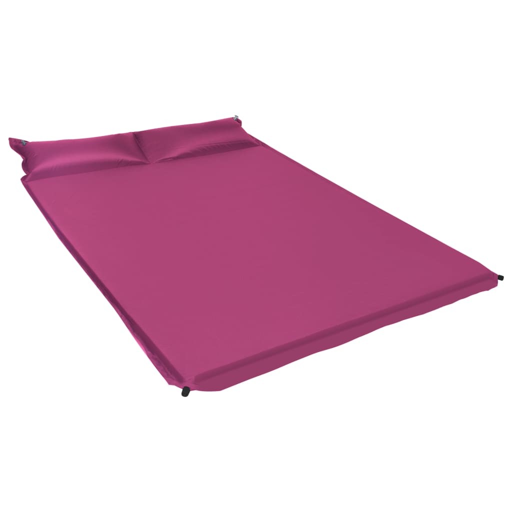 Inflatable Air Mattress with Pillow 130x190 cm Pink